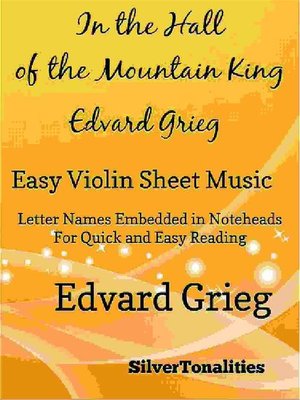 cover image of In the Hall of the Mountain King Easy Violin Sheet Music